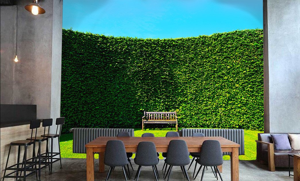 Green Wall Wallpaper AJ Wallpaper