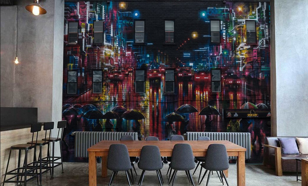 3D Brilliant City 037 Wallpaper AJ Wallpaper