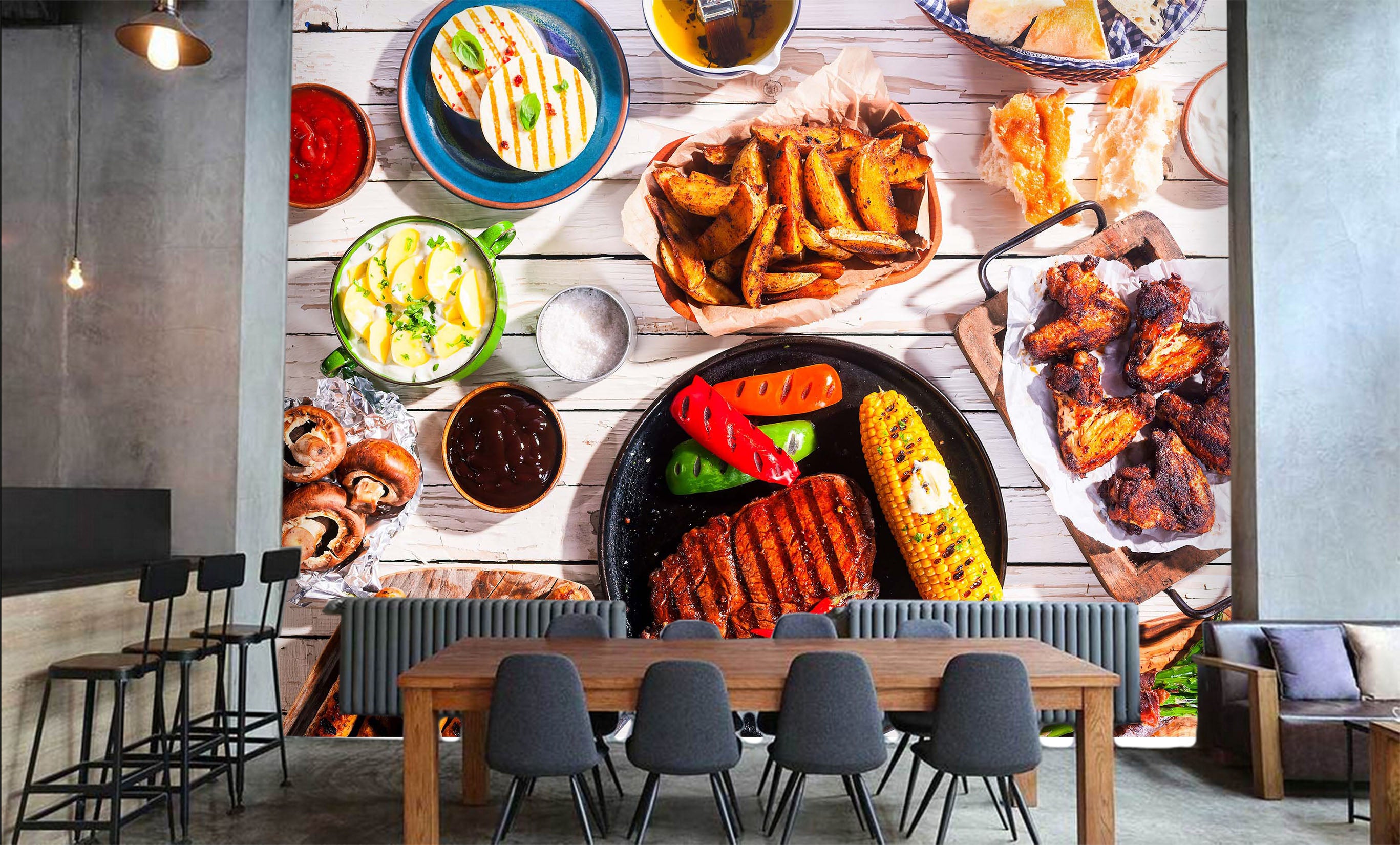 3D Tasting Food 1480 Wall Murals