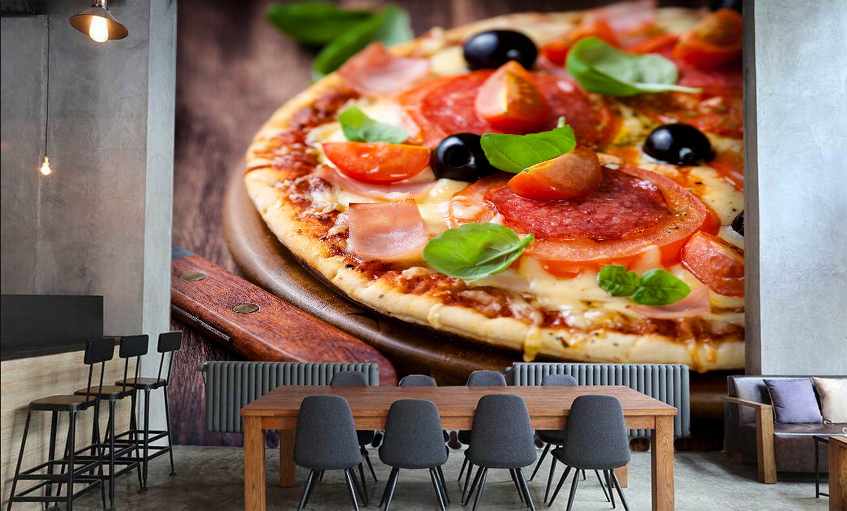 3D Complete Pizza 086 Wallpaper AJ Wallpaper