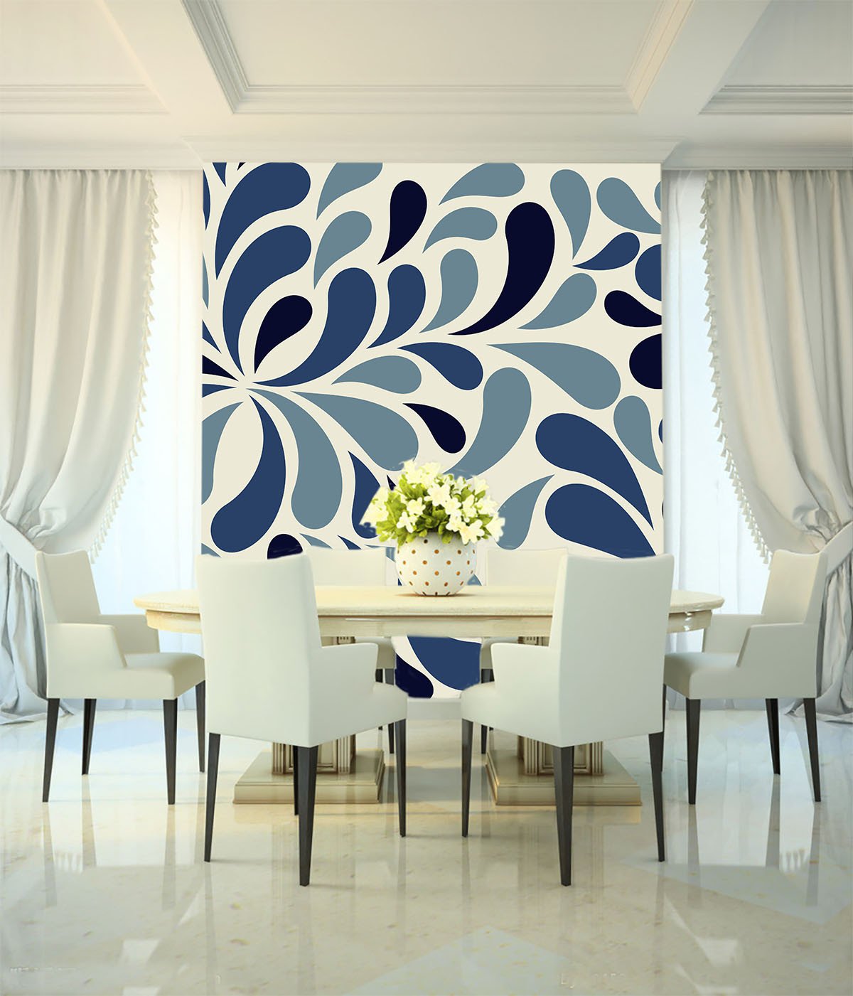 Beautiful Florals Wallpaper AJ Wallpaper