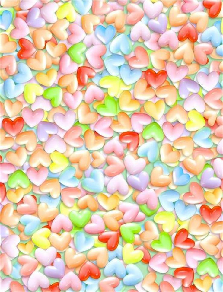 3D Heart-shaped Patterns 778 Stair Risers Wallpaper AJ Wallpaper