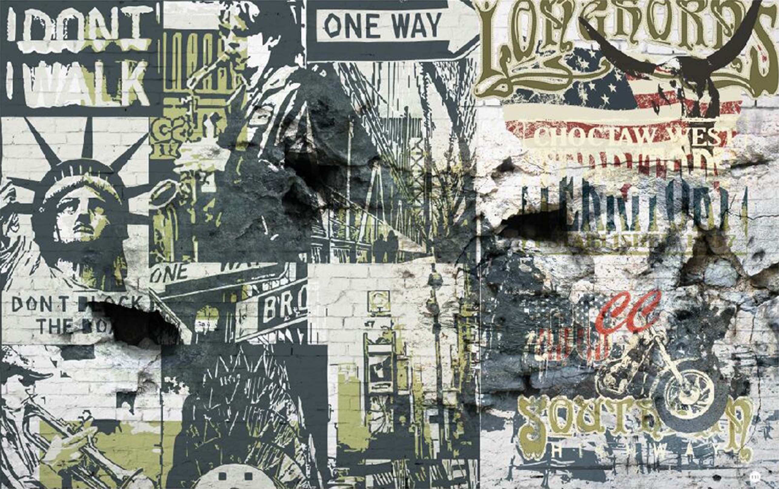 3D Bricks Wall Posters 472 Garage Door Mural Wallpaper AJ Wallpaper