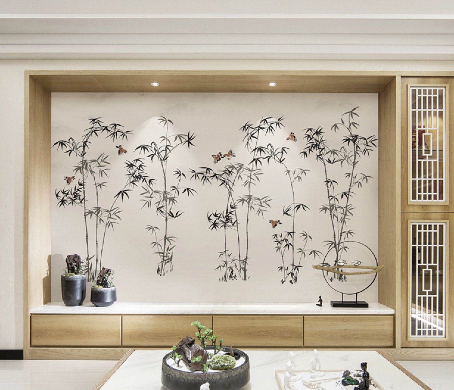 bamboo butterfly 2769 Wallpaper AJ Wallpaper