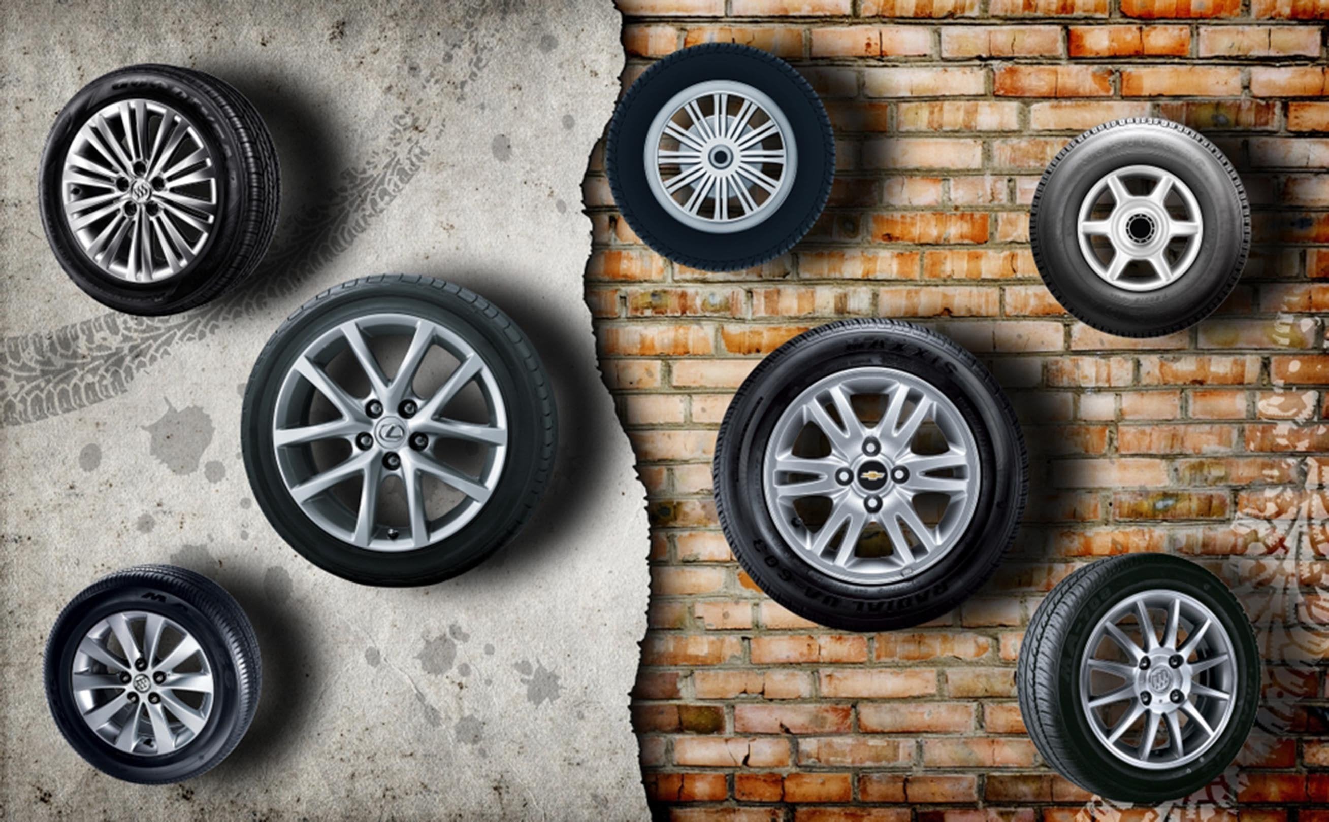 3D Bricks Wall Tires 72 Garage Door Mural Wallpaper AJ Wallpaper