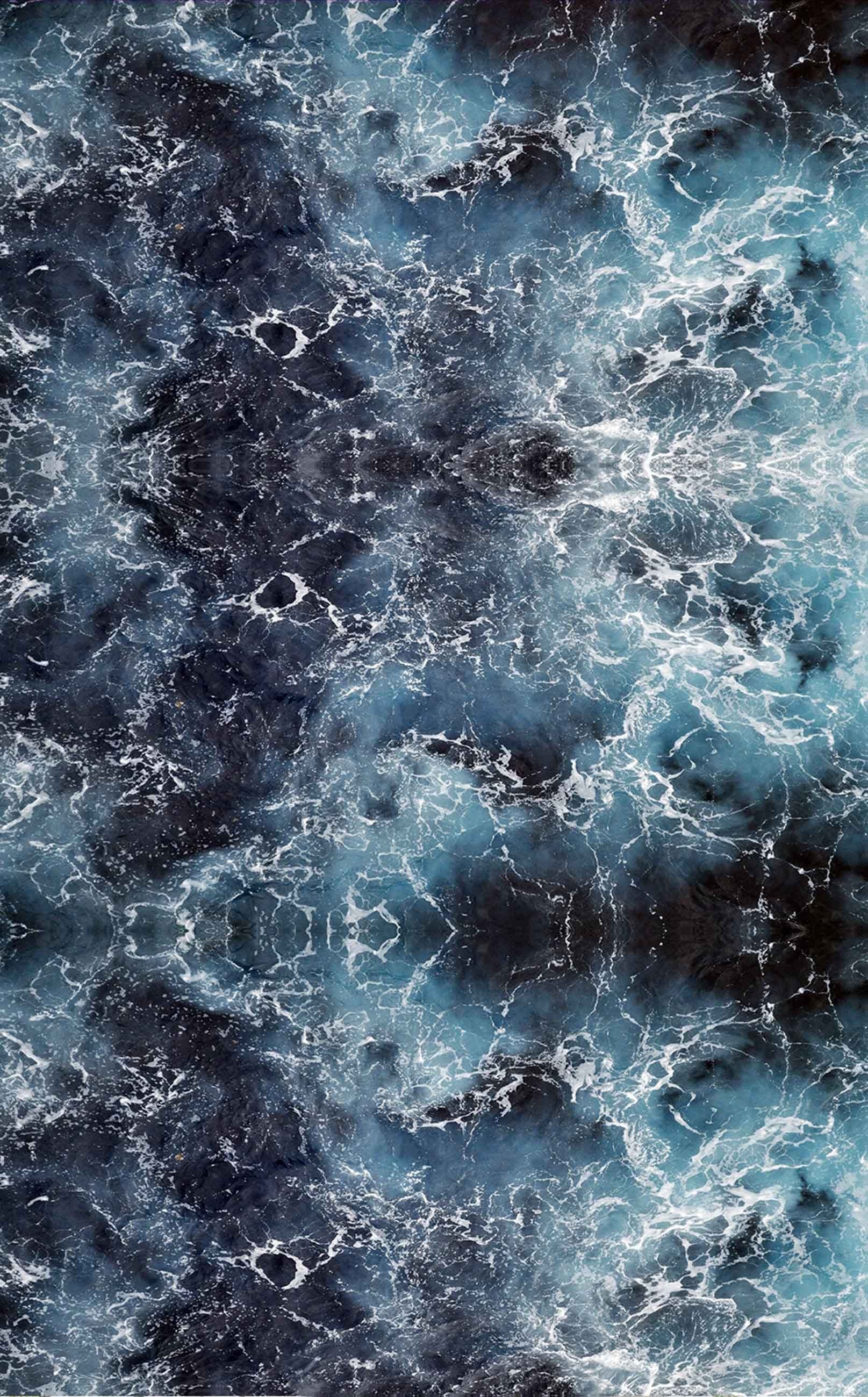 3D Rippling Sea 1406 Stair Risers Wallpaper AJ Wallpaper