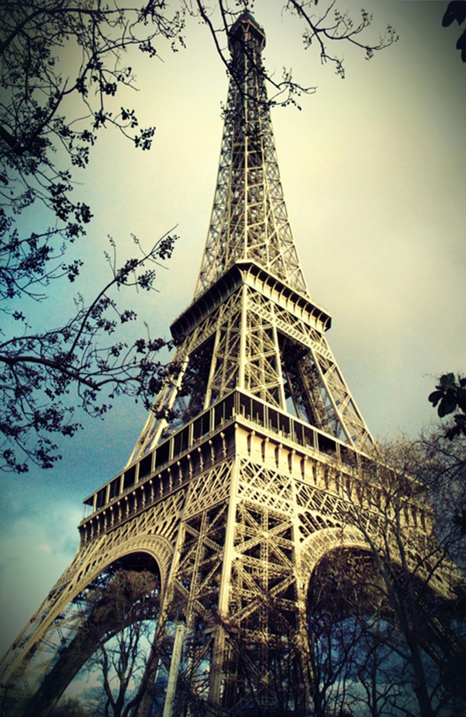 3D Eiffel Tower 1503 Stair Risers Wallpaper AJ Wallpaper
