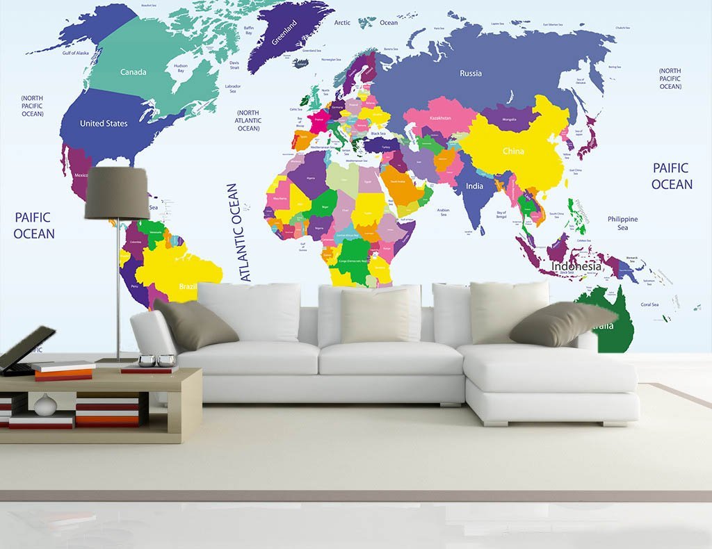 3D World Map 182 Wallpaper AJ Wallpaper