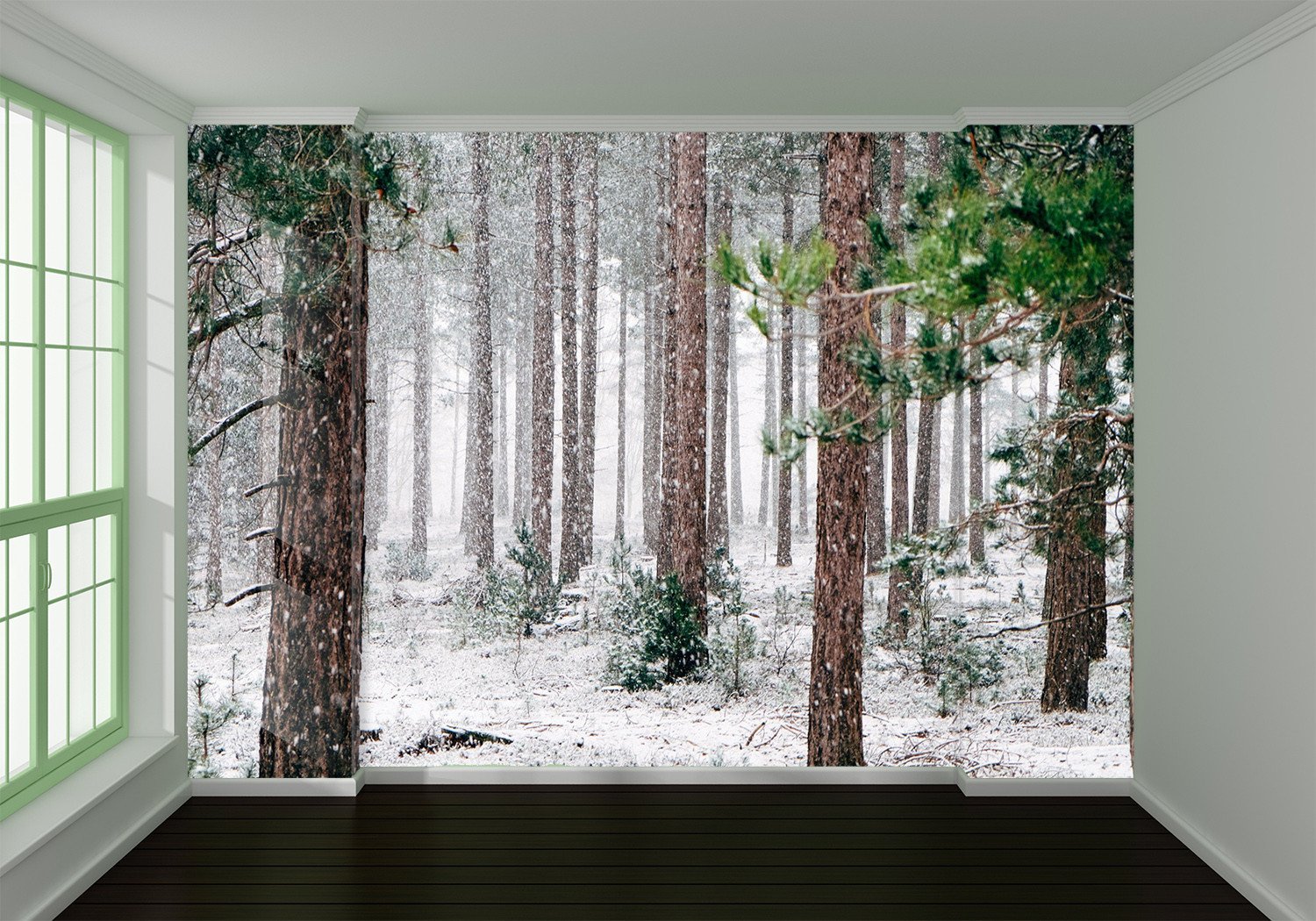 3D Snowy Jungle Tree 98 Wallpaper AJ Wallpaper