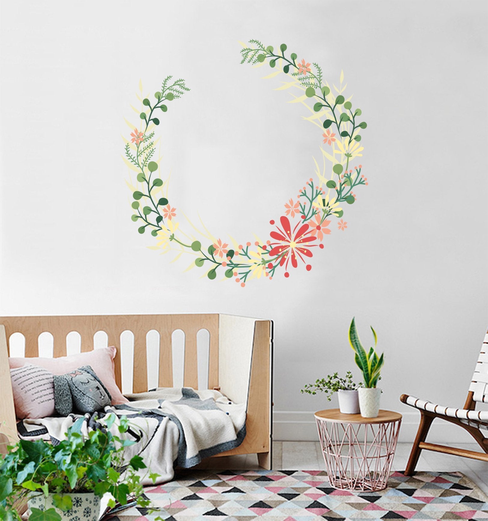 3D Garland Leaves 155 Wall Stickers Wallpaper AJ Wallpaper