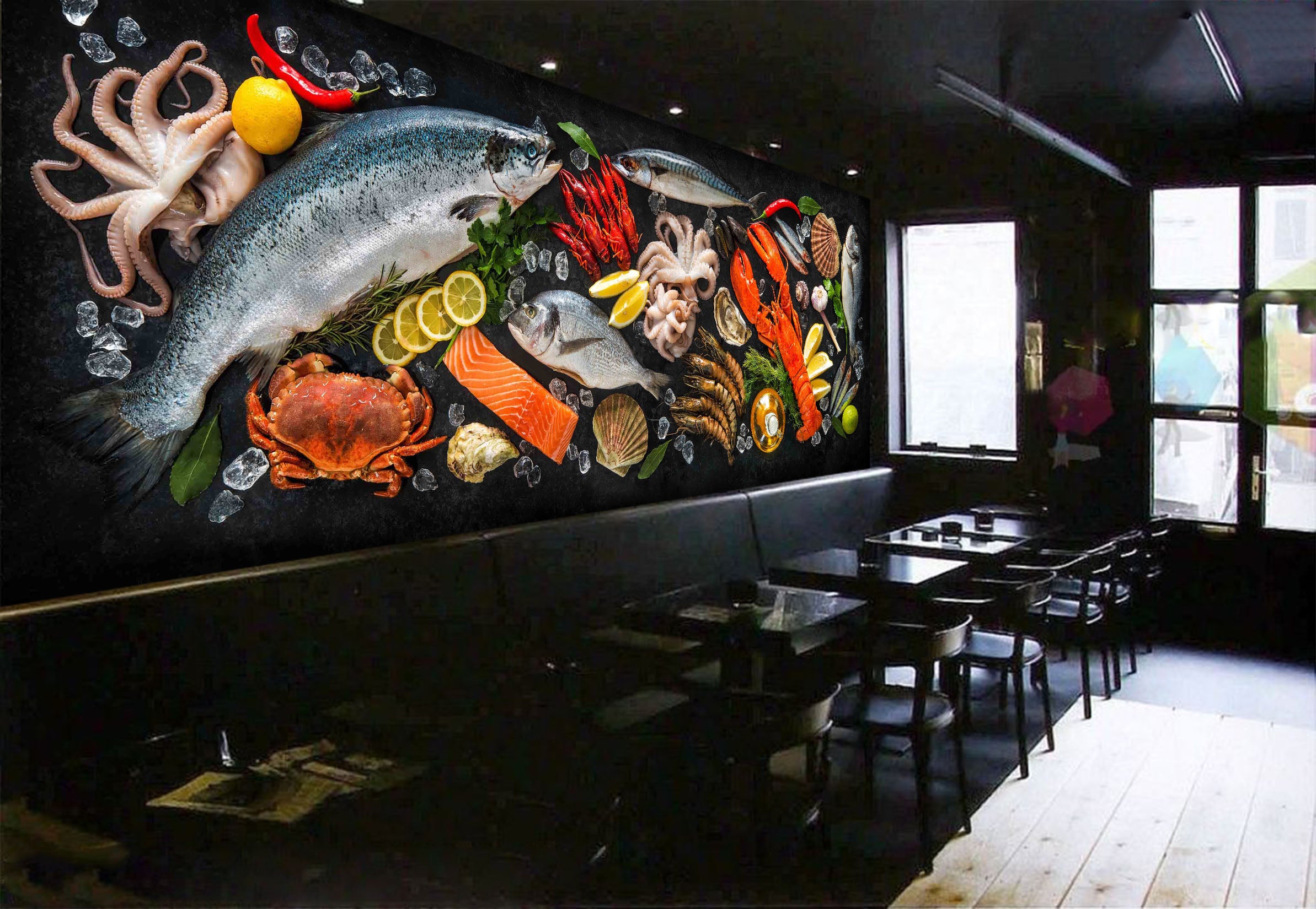 3D Fresh Ingredients 1078 Wall Murals