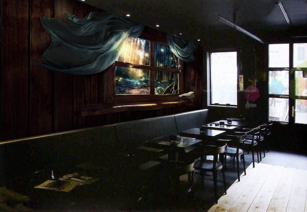 Wooden Window Wallpaper AJ Wallpaper