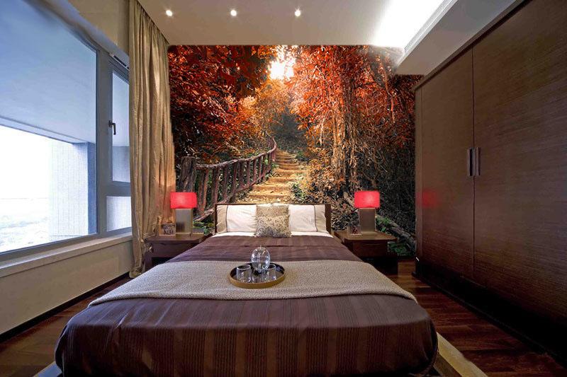 3D Dusk Road 006 Wallpaper AJ Wallpaper