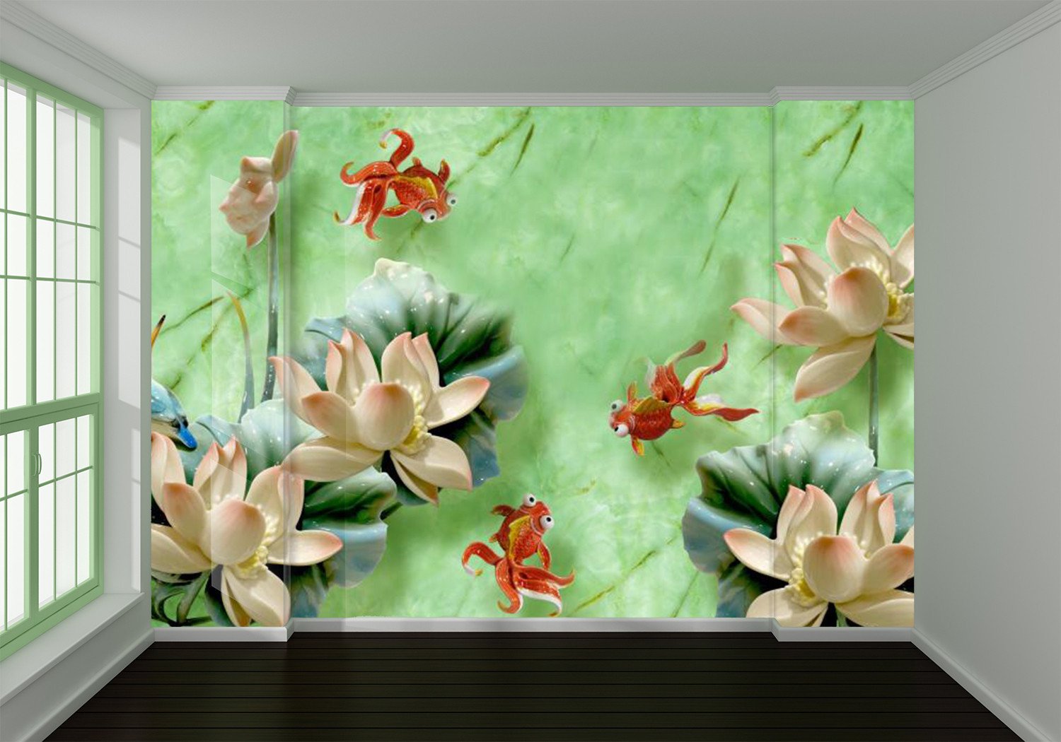 Louts And Golden Fish 576 Wallpaper AJ Wallpaper 1