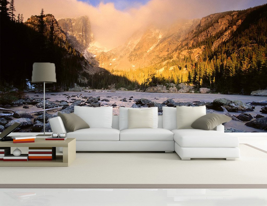 Mountains River Wallpaper AJ Wallpaper