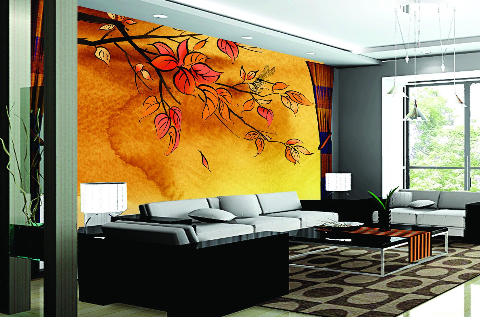 Dragonfly Park On Branch Wallpaper AJ Wallpaper