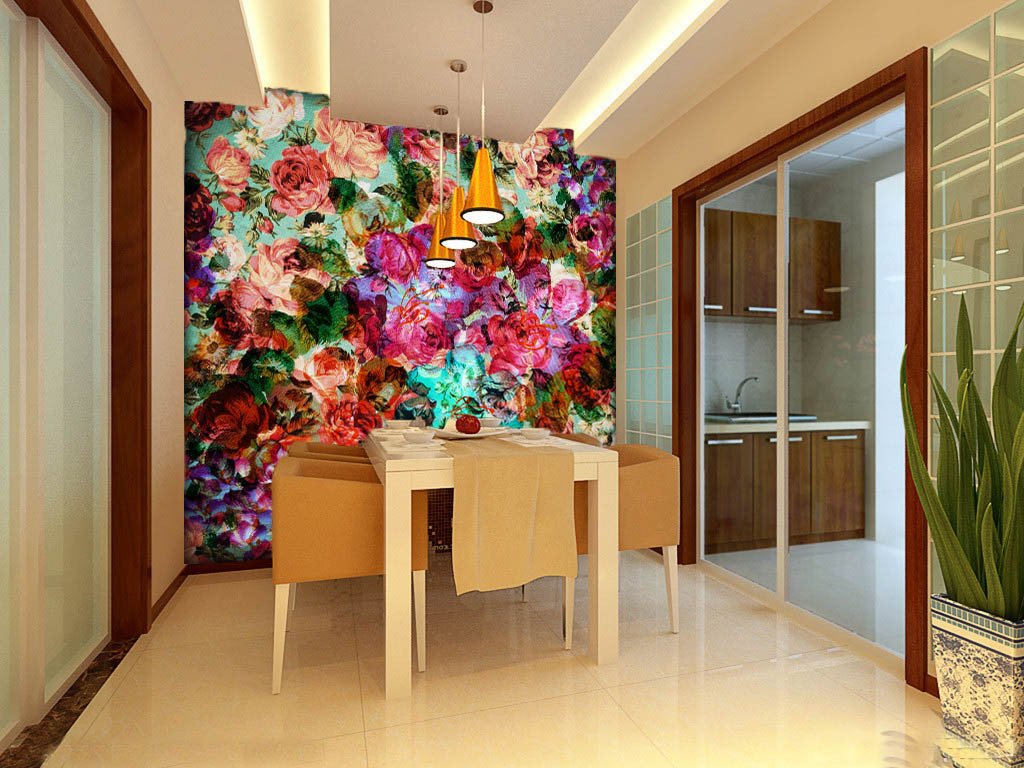 Bright Flowers 2 Wallpaper AJ Wallpaper