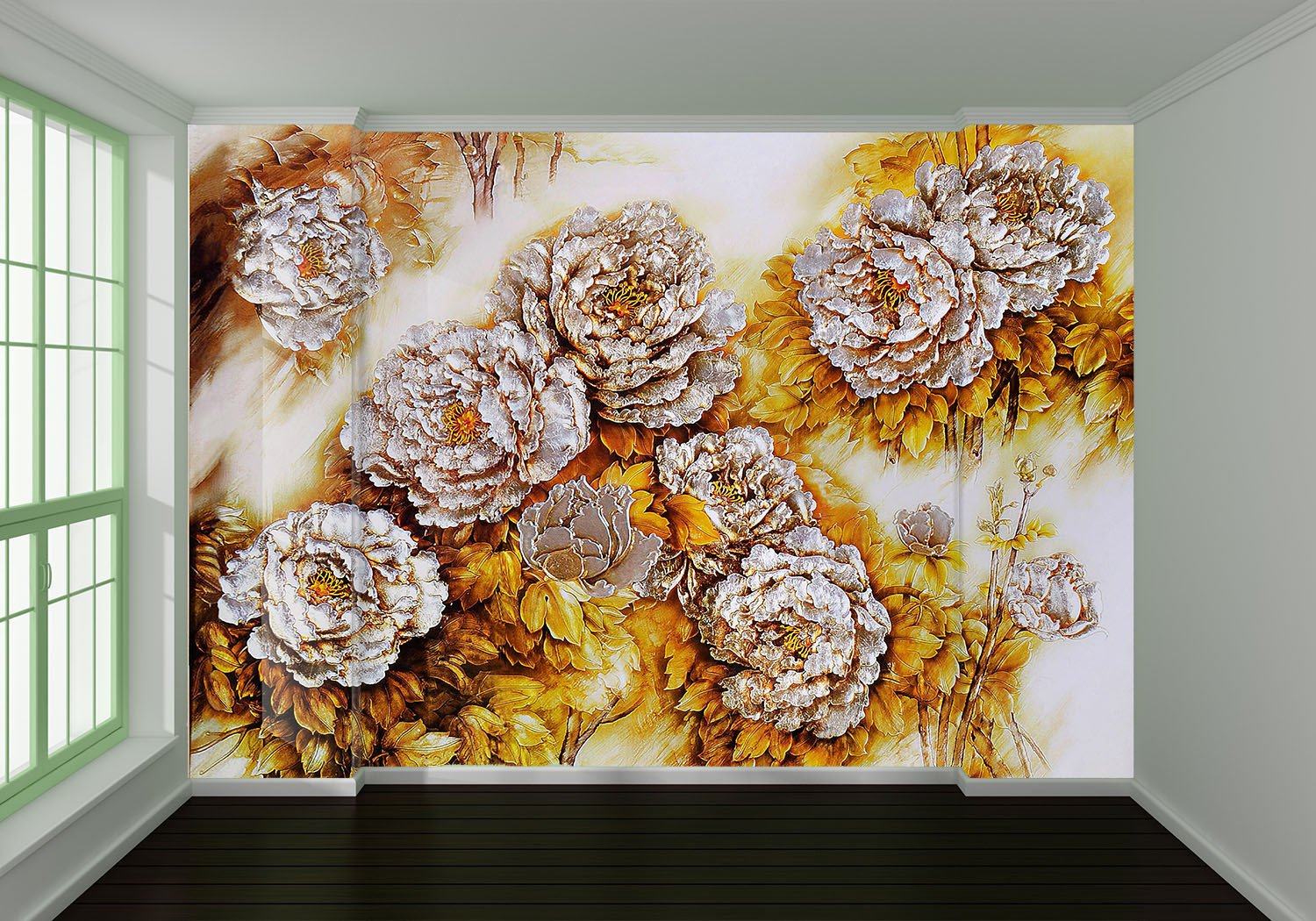 Blooming Peonies 2 Wallpaper AJ Wallpaper