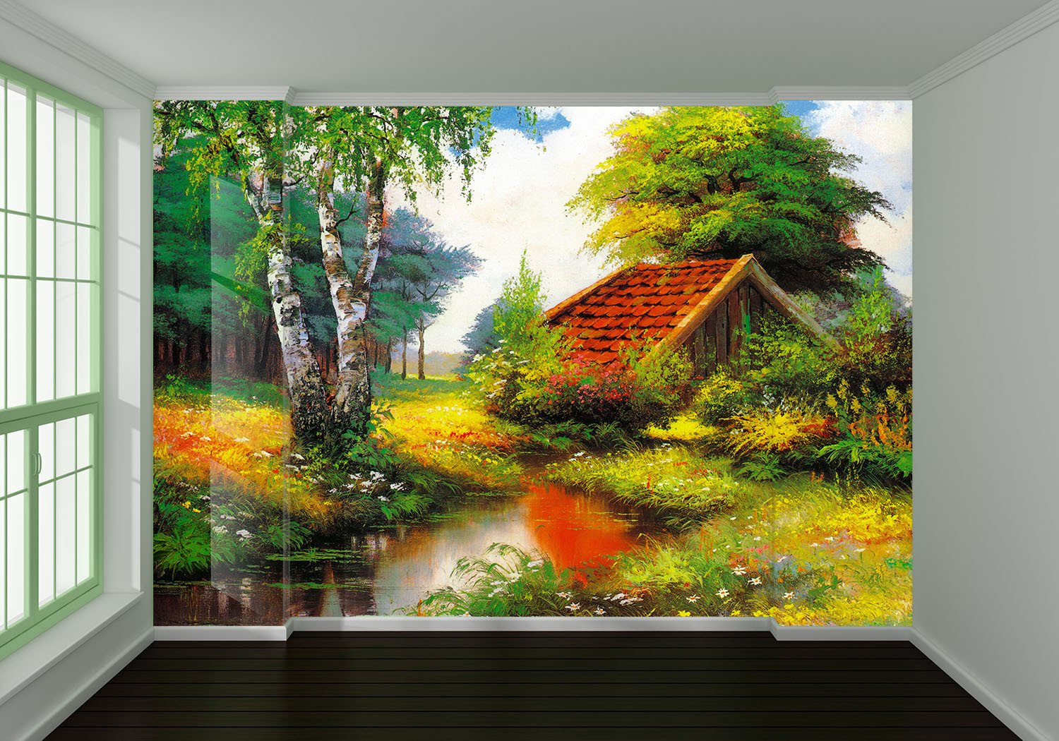 Hidden Cottage Wallpaper AJ Wallpaper