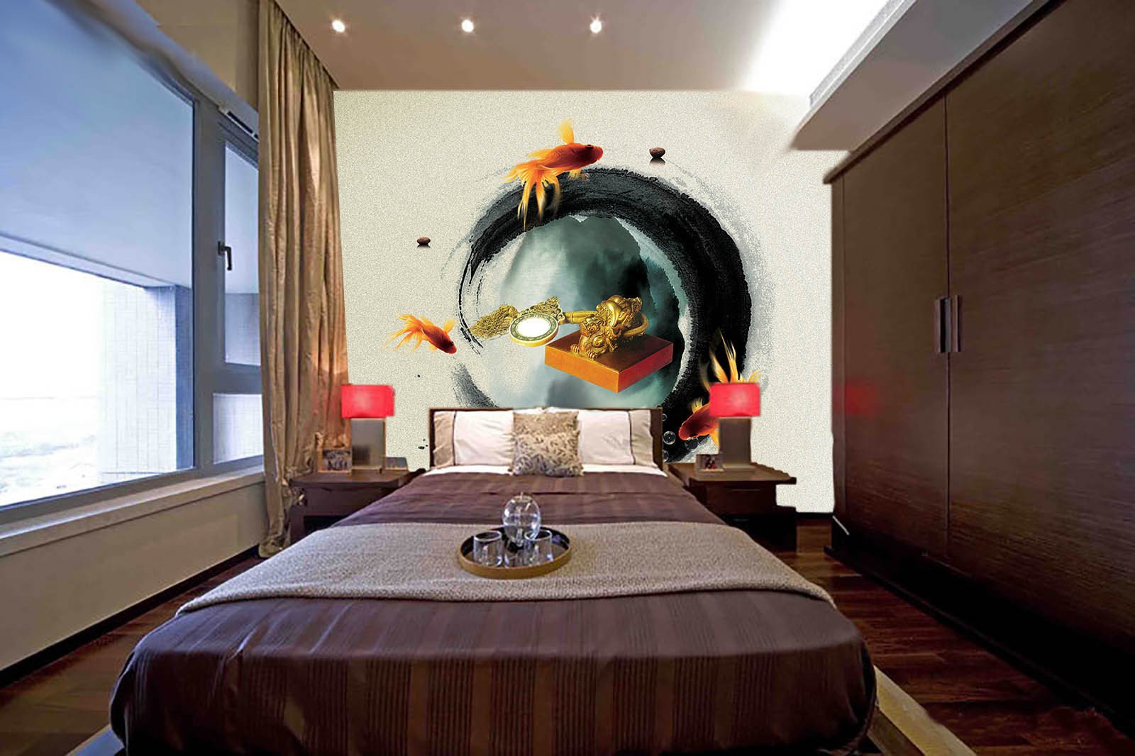 Seal And Fishes Wallpaper AJ Wallpaper