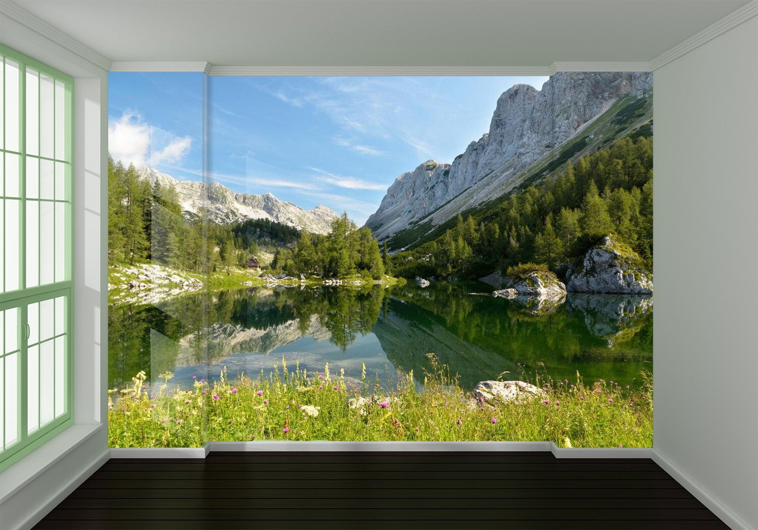 Green Hill And River 575 Wallpaper AJ Wallpaper 1