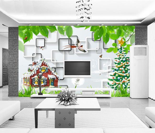 3D Christmas Bird 052 Wallpaper AJ Wallpaper