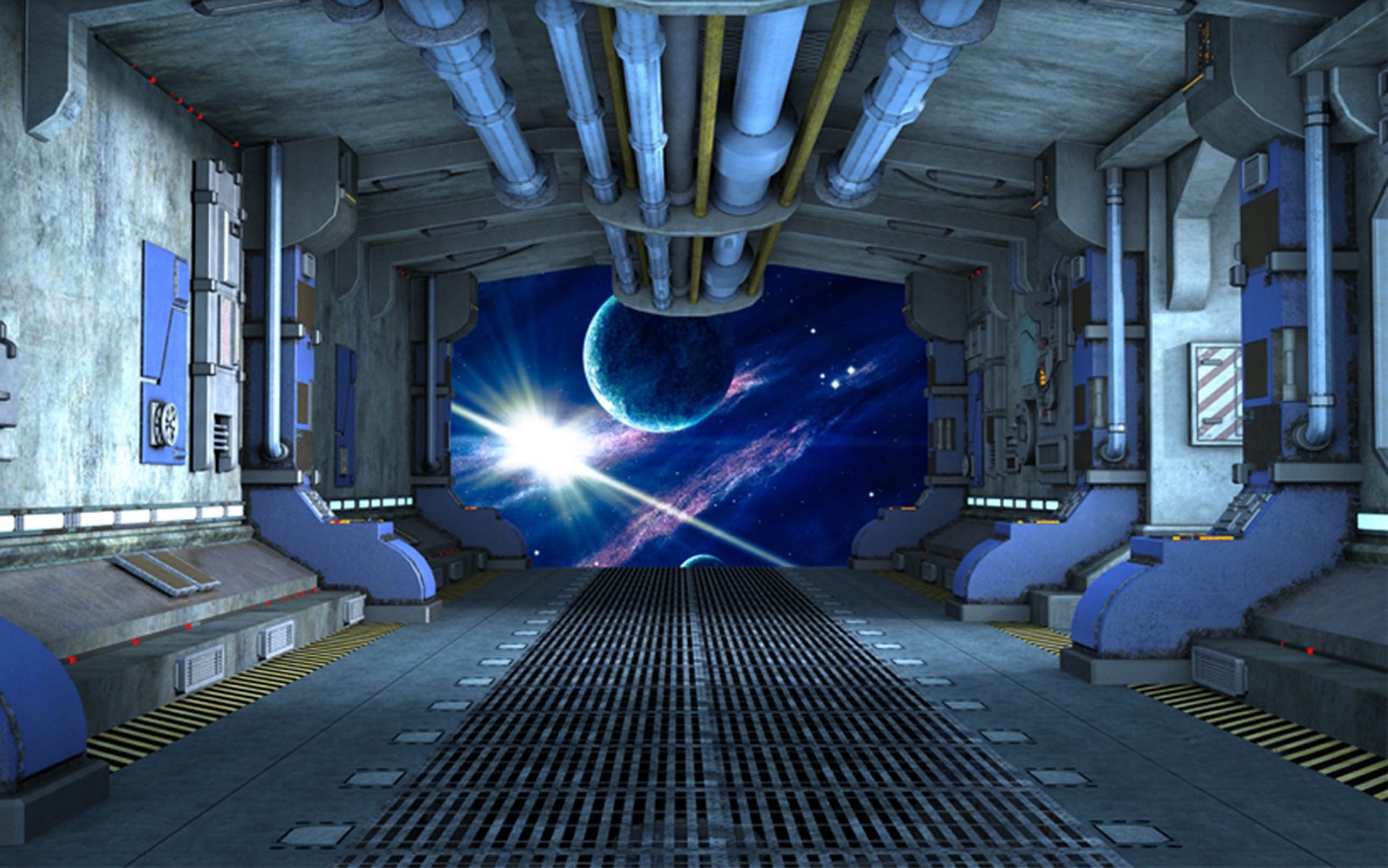 3D Spacecraft Scenery 466 Garage Door Mural Wallpaper AJ Wallpaper