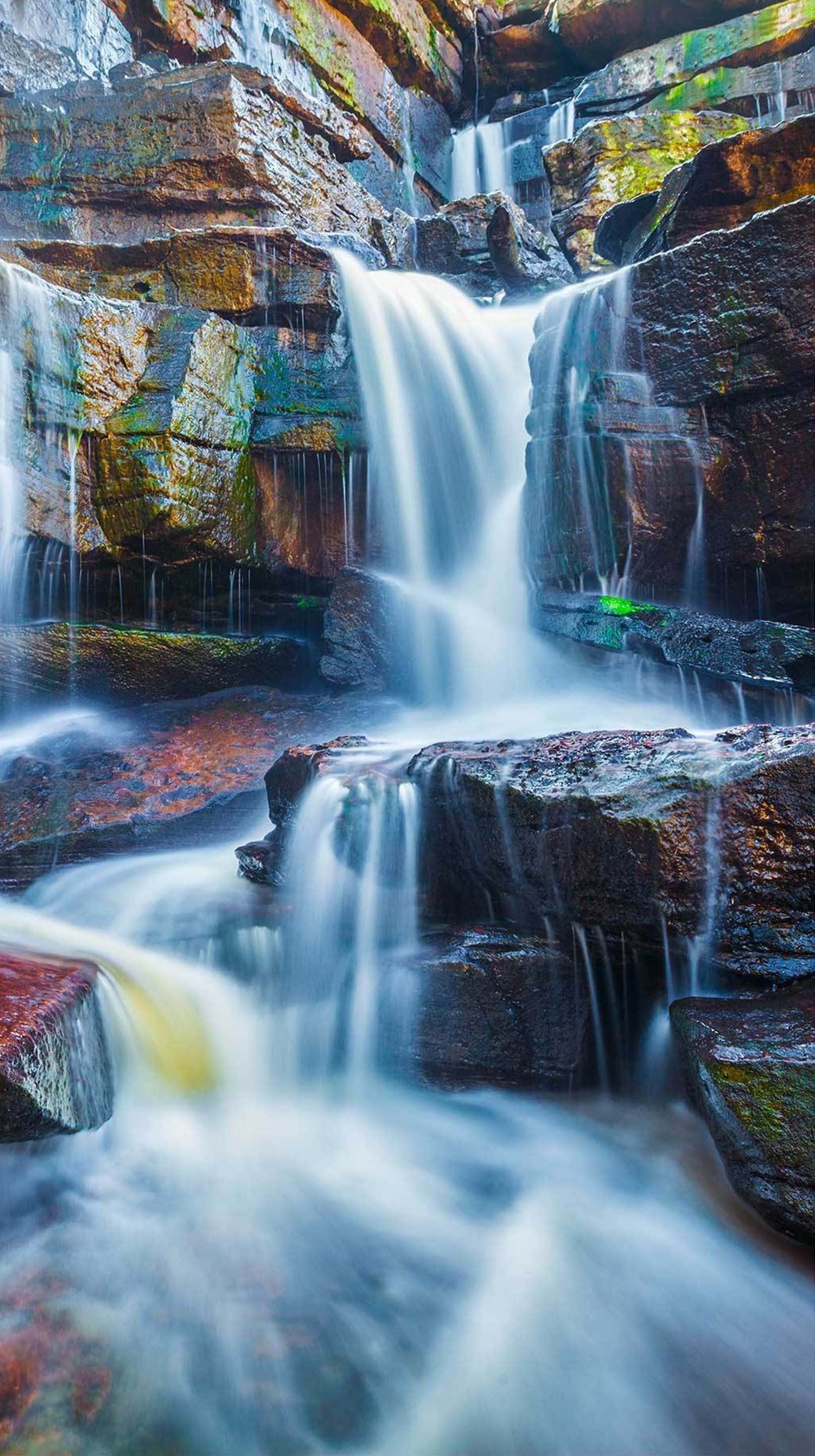 3D Creek Rock Formation 1594 Stair Risers Wallpaper AJ Wallpaper