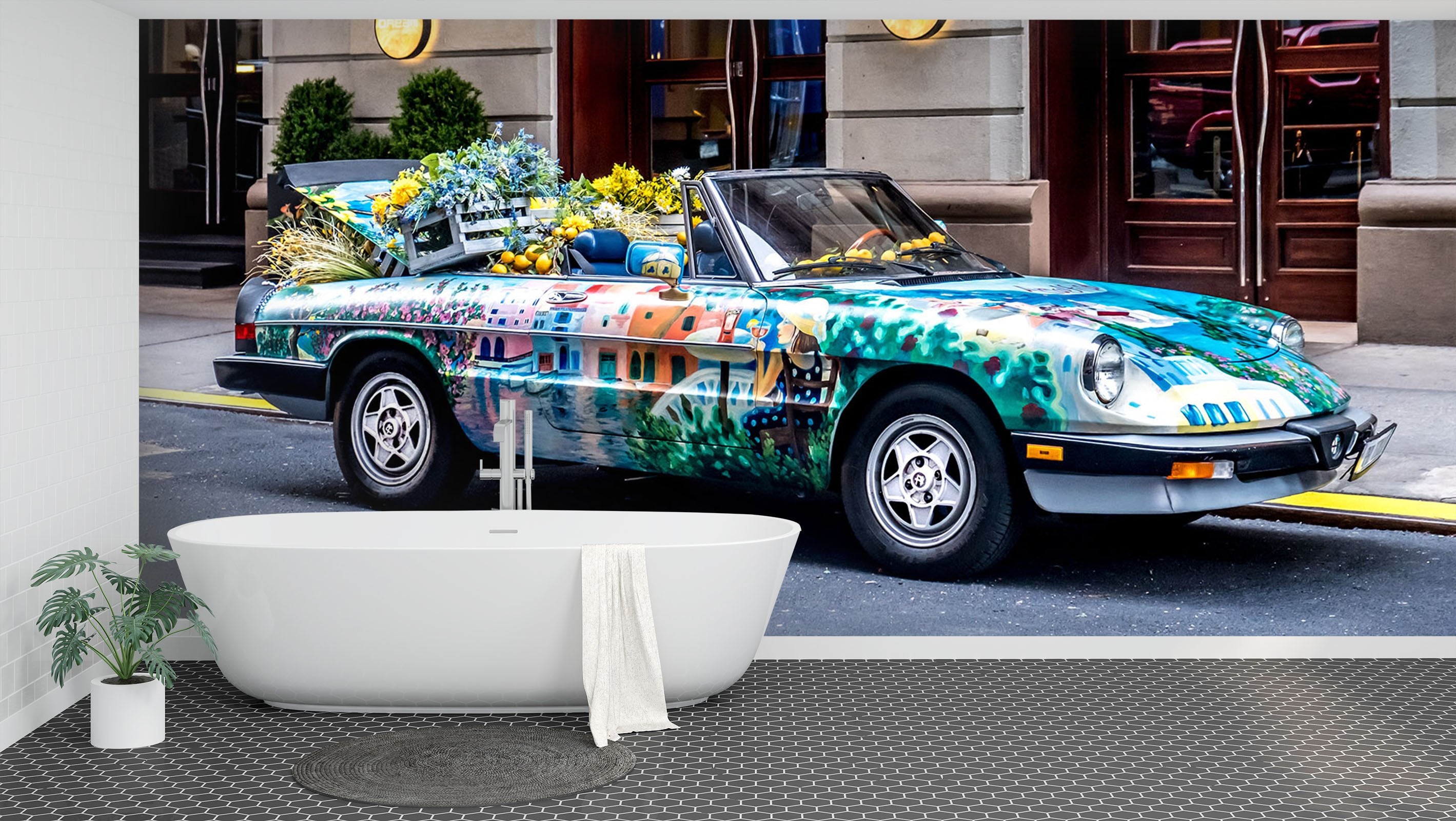 3D Colour Car 949 Vehicle Wall Murals Wallpaper AJ Wallpaper 2