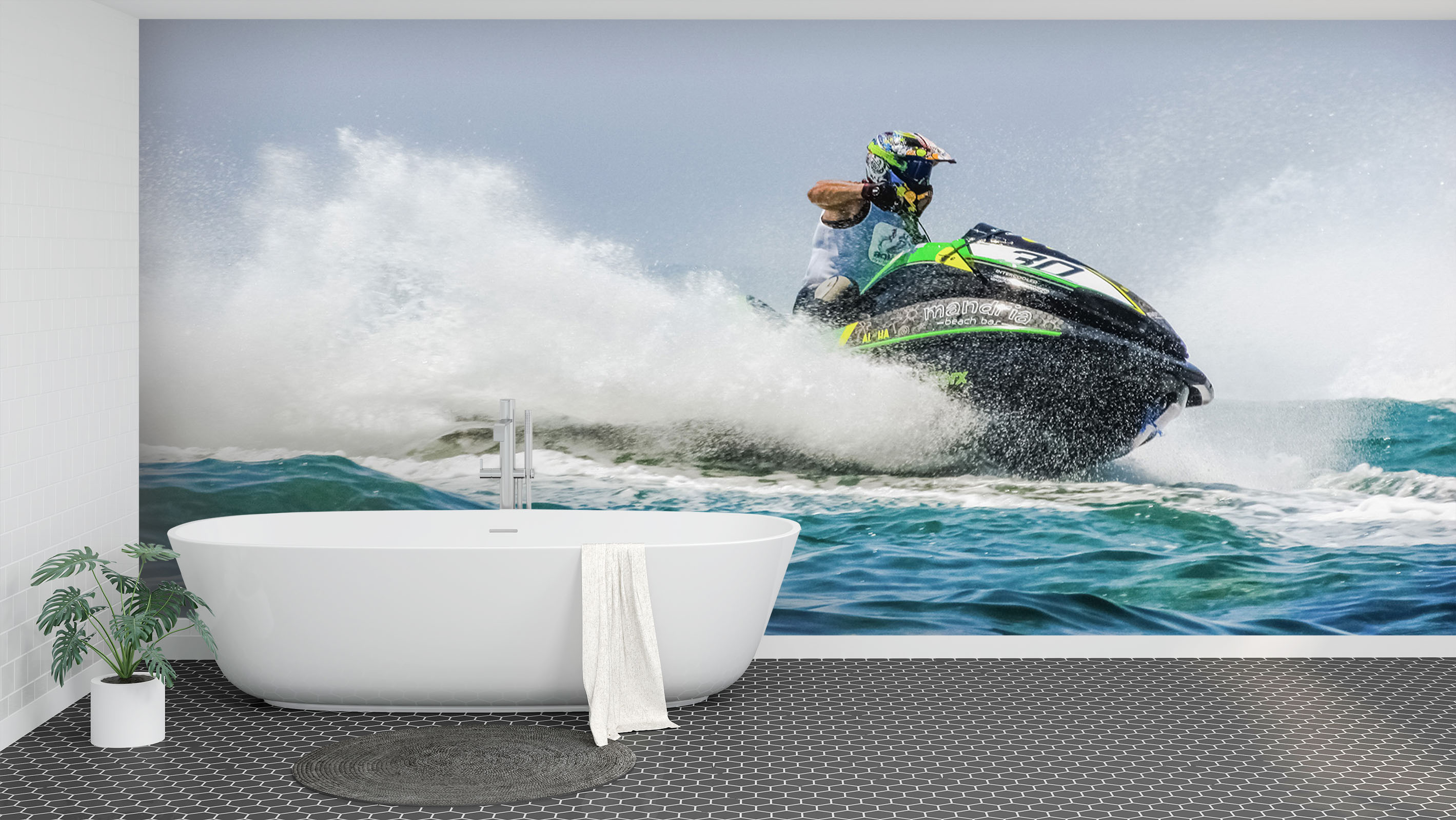 3D Jet Ski 991 Vehicle Wall Murals Wallpaper AJ Wallpaper 2
