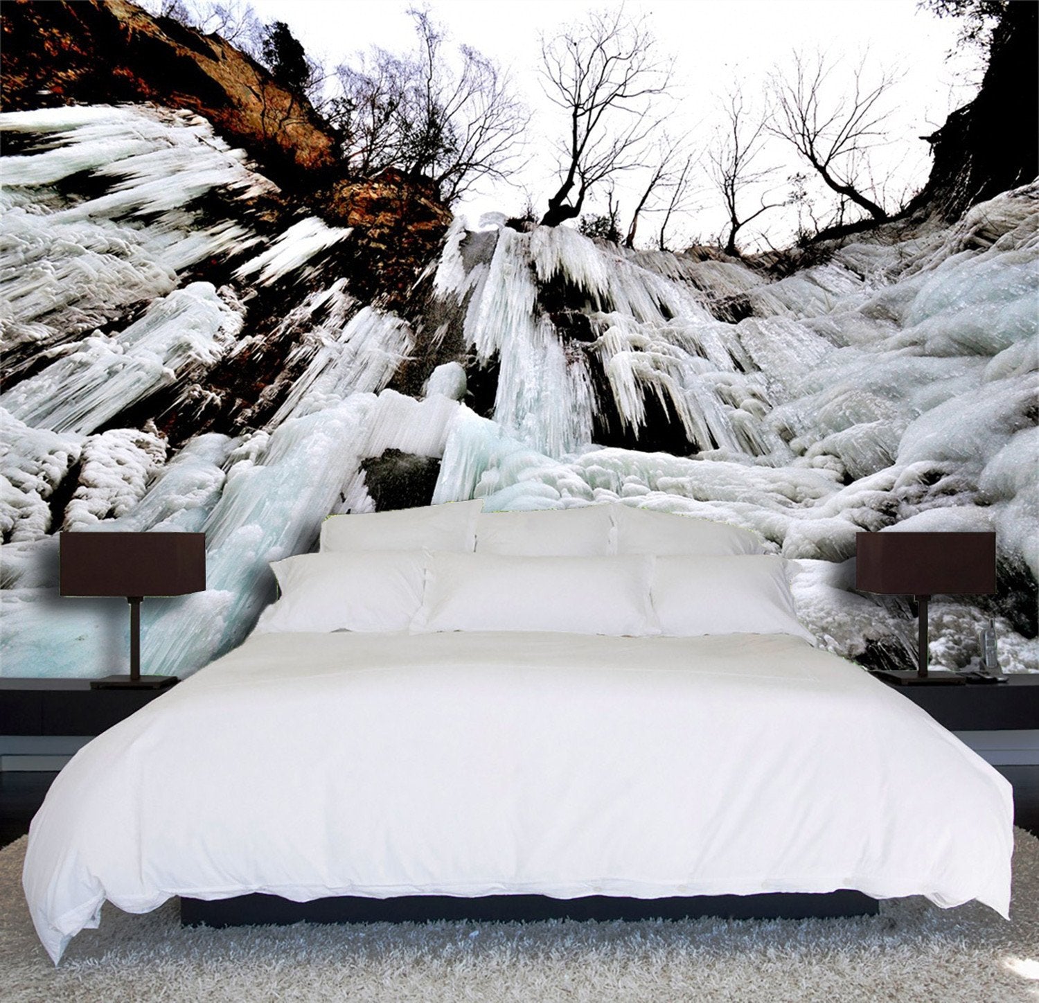 3D Snow Tree Plants 645 Wallpaper AJ Wallpaper