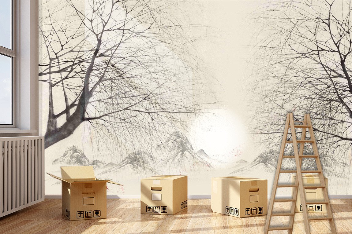 3D Snow Tree View 892 Wallpaper AJ Wallpaper