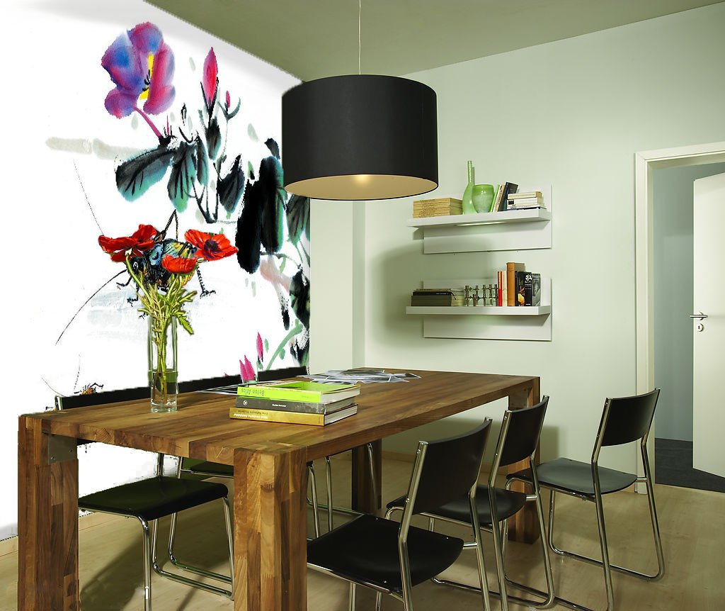 Morning Glories And Insects 1 Wallpaper AJ Wallpaper