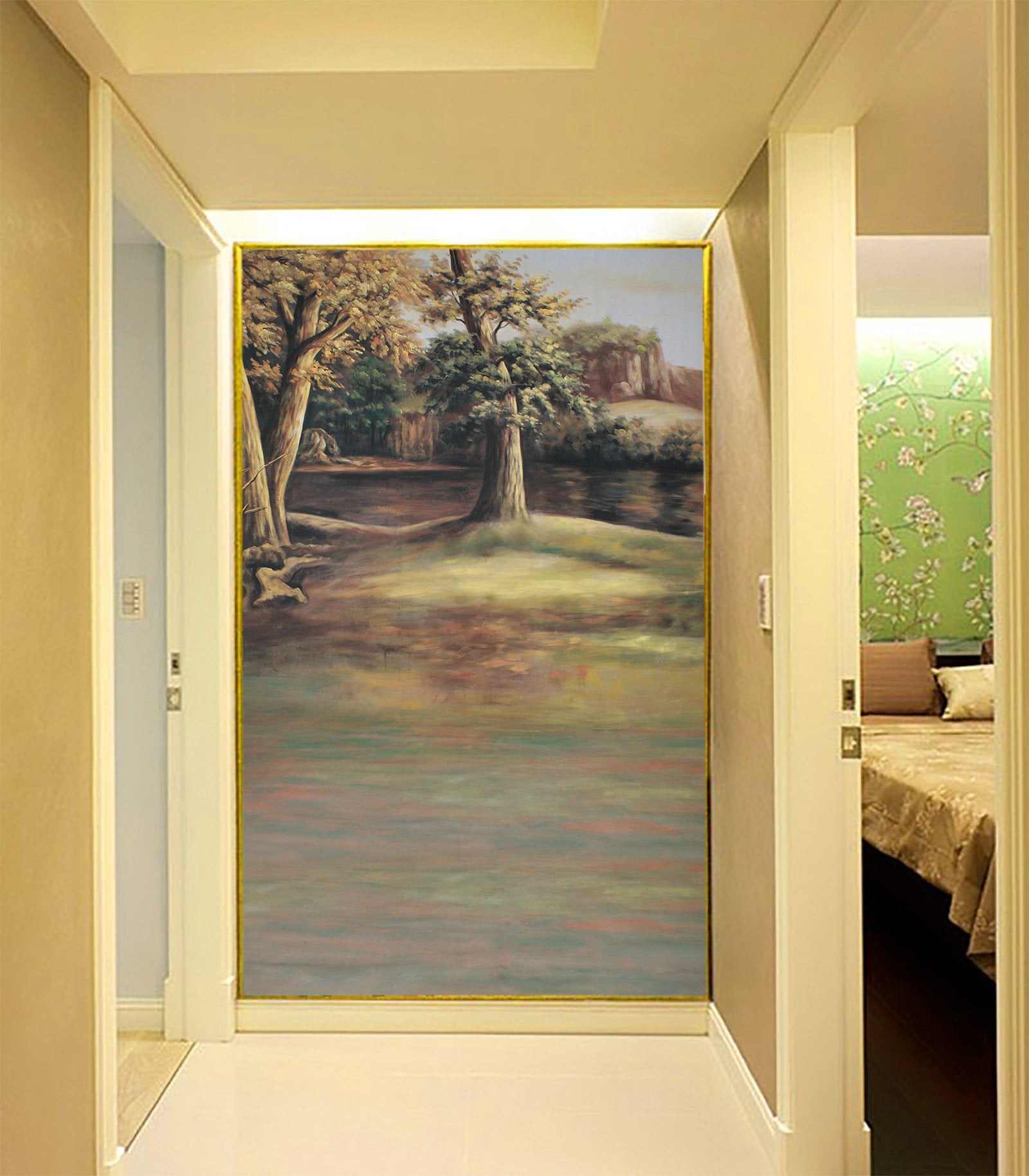 Mountains Trees Wallpaper AJ Wallpaper