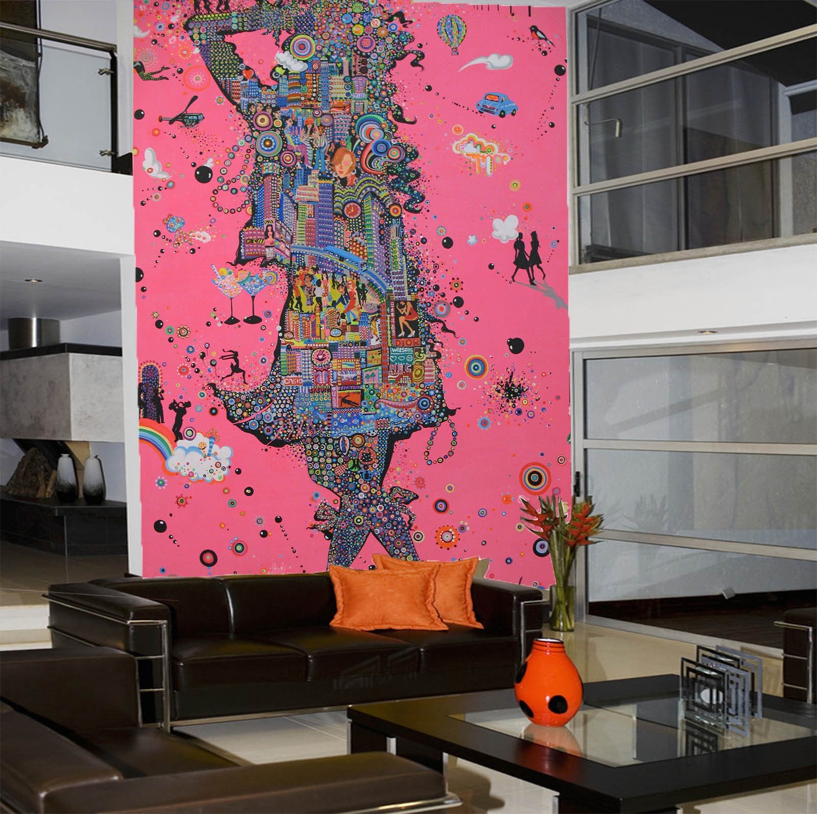 Colorful City Life Wallpaper AJ Wallpaper 2