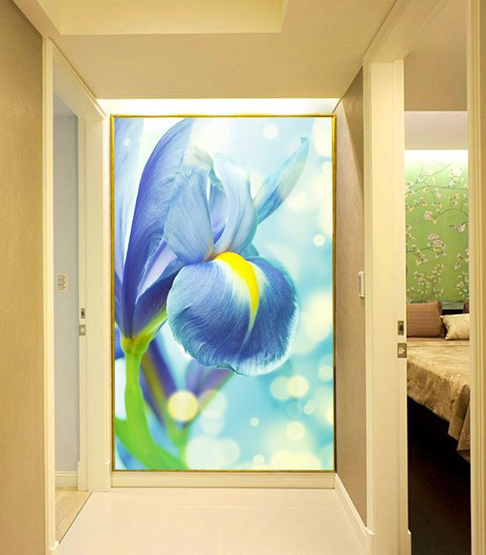 Blue Flowers Wallpaper AJ Wallpaper