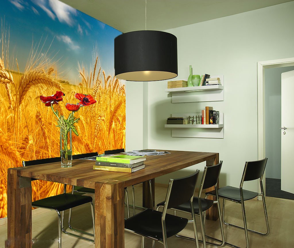 Golden Wheat Fields 3 Wallpaper AJ Wallpaper