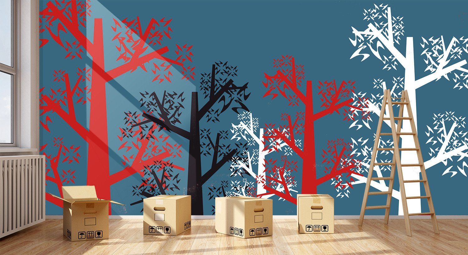 3D Paper Tree 821 Wallpaper AJ Wallpaper