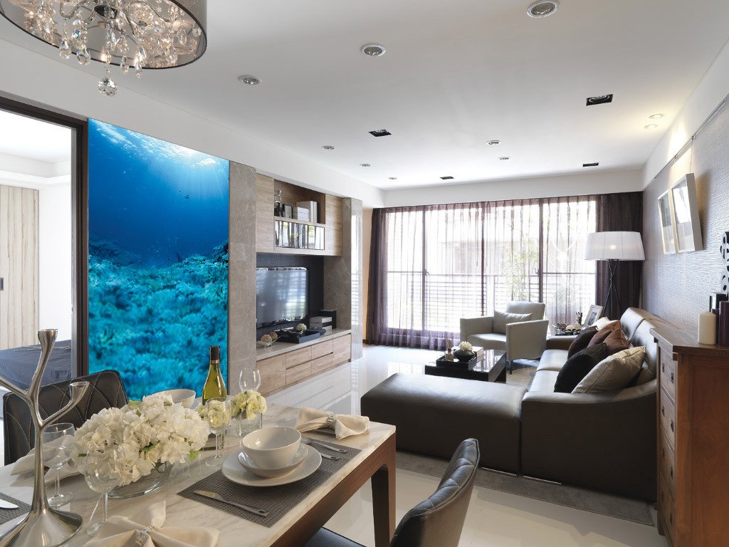 Blue Sea Bottom Wallpaper AJ Wallpaper