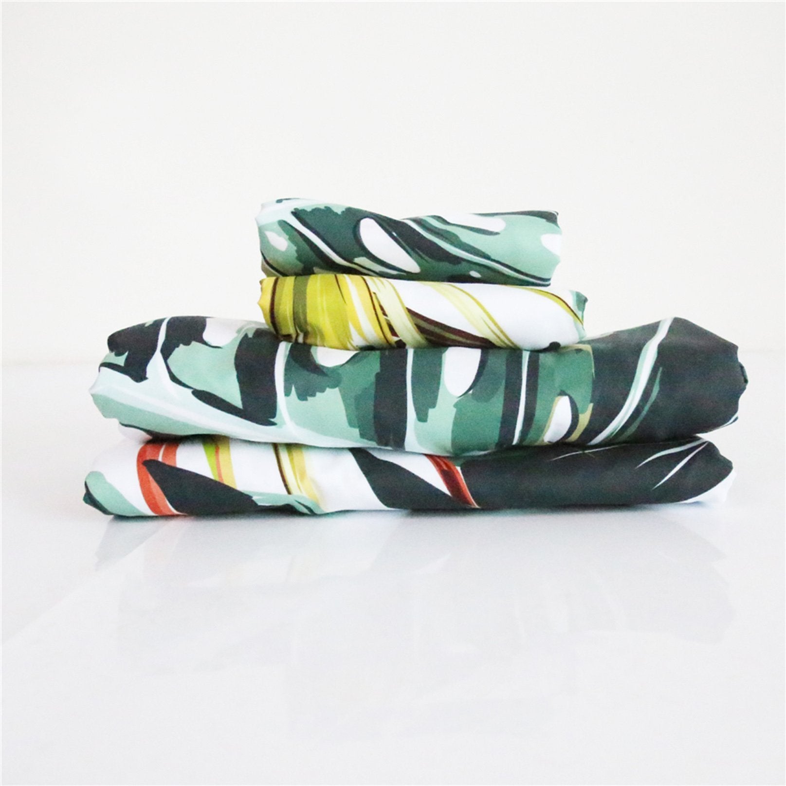 3D Monstera Yellow 86 Bed Pillowcases Quilt Wallpaper AJ Wallpaper