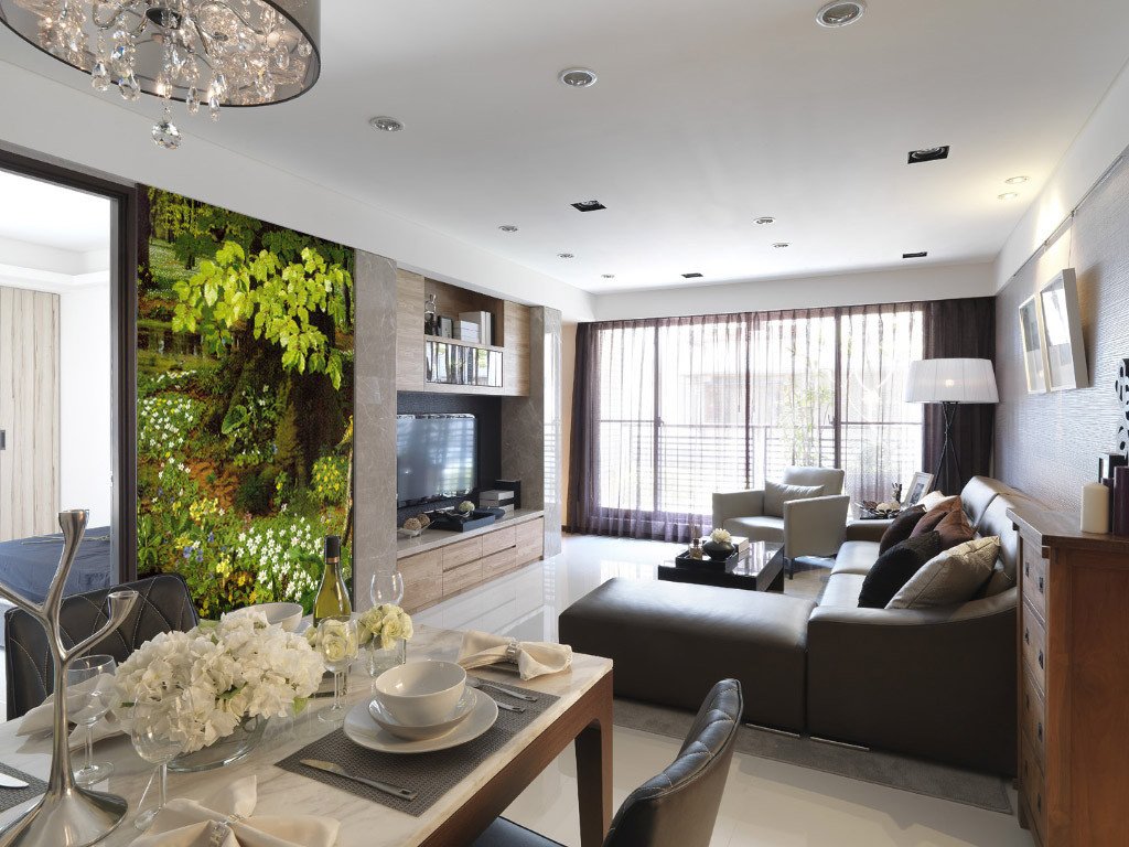 Forest Flowers Field Wallpaper AJ Wallpaper