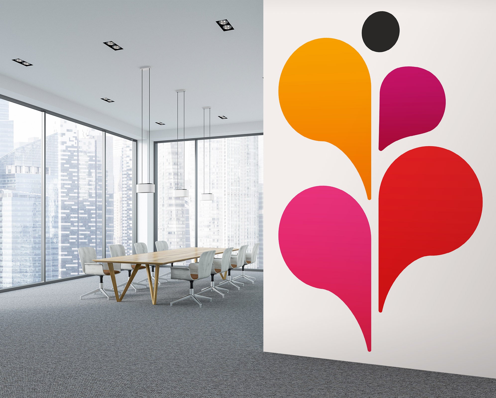 3D Color Pattern 1403 Boris Draschoff Wall Mural Wall Murals