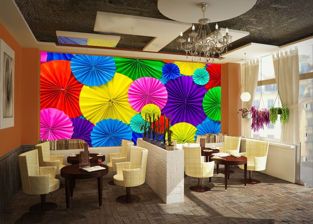 Colorful Origami Wallpaper AJ Wallpaper