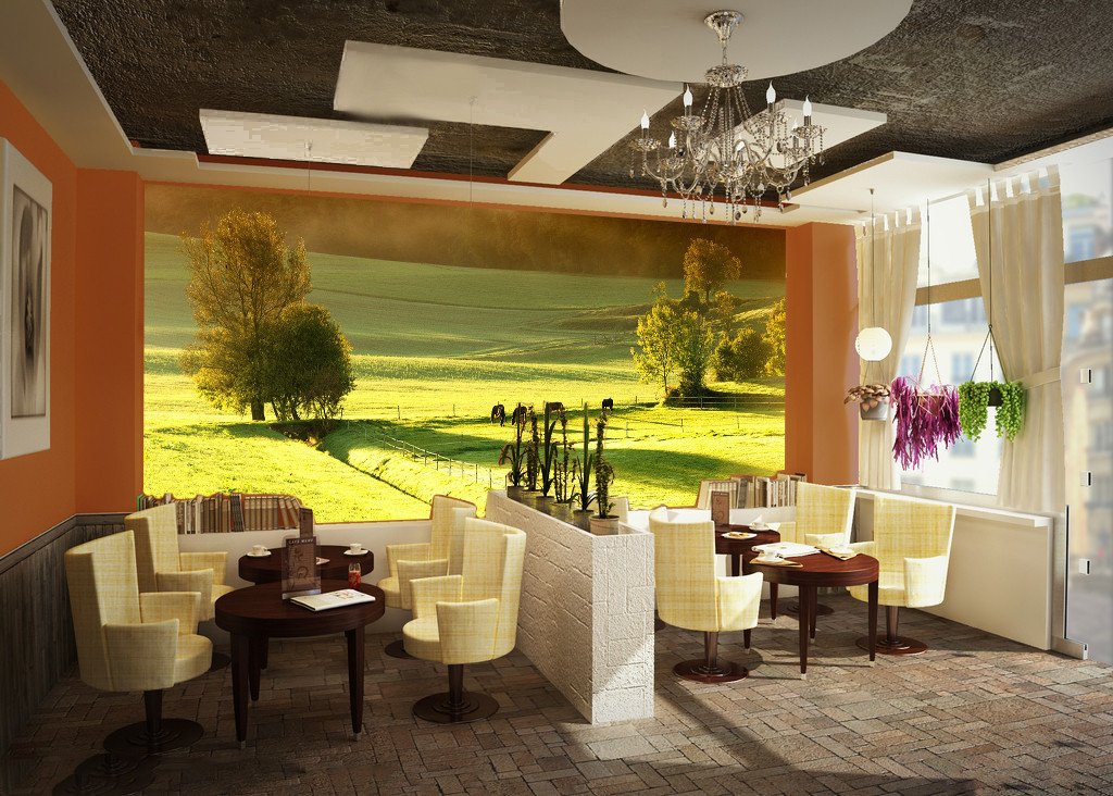 3D Fields Grassland 013 Wallpaper AJ Wallpaper