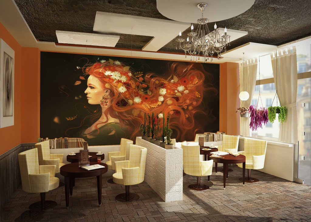 3D Gold Hair Girl 38 Wallpaper AJ Wallpaper