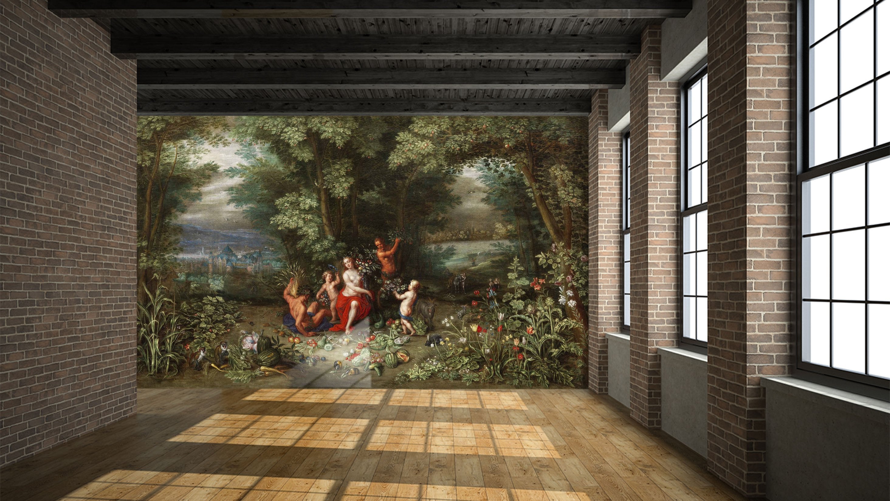 3D Fruit Forest 338 Wallpaper AJ Wallpaper