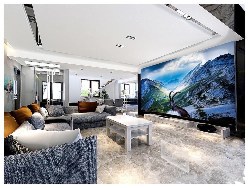 3D Mountain Deer Wallpaper AJ Wallpaper