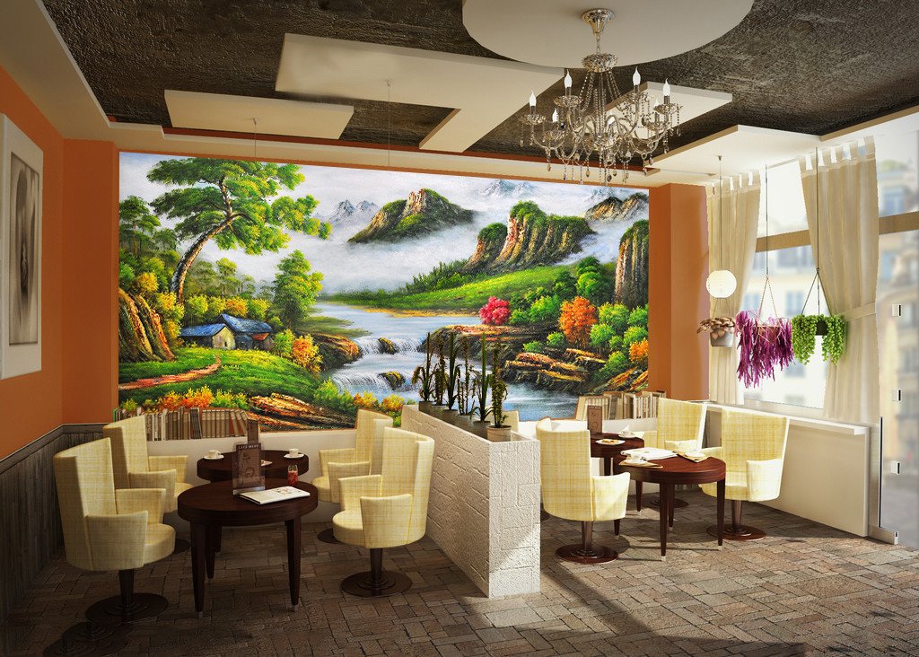 Colorful Landscape Wallpaper AJ Wallpaper