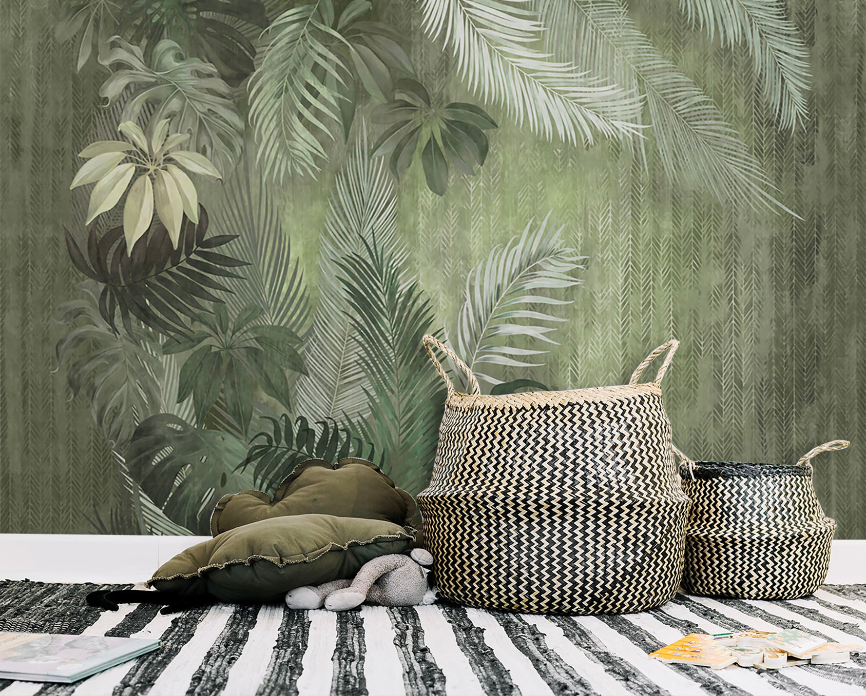 3D Leaf Decoration 1525 Wall Murals