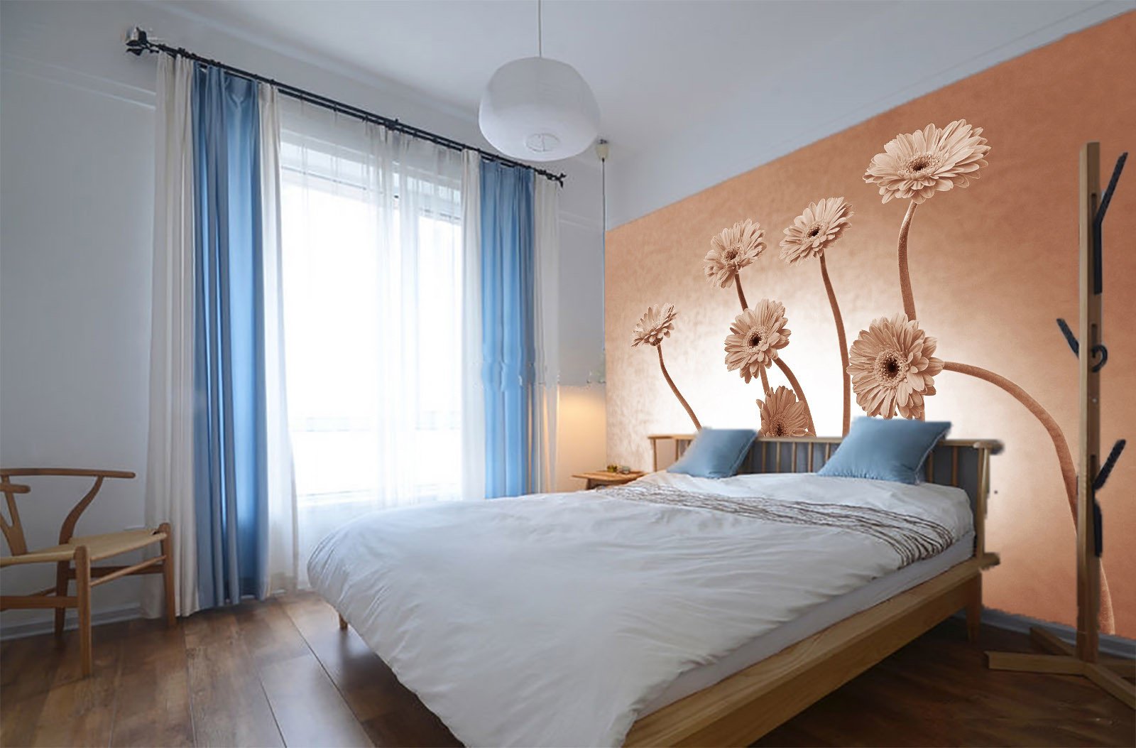 Graceful Chrysanthemums Wallpaper AJ Wallpaper